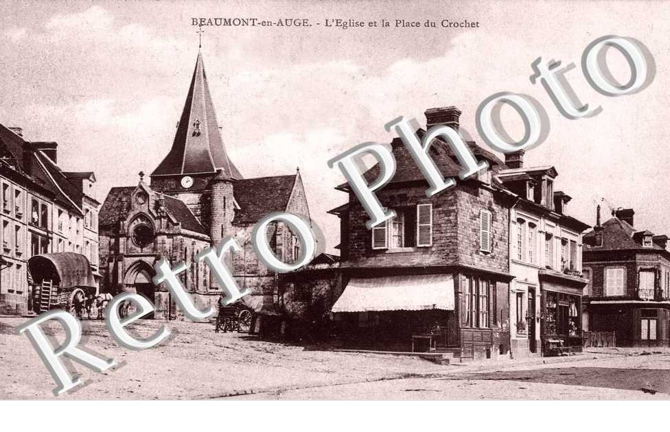 l'eglise et la place du Crochet