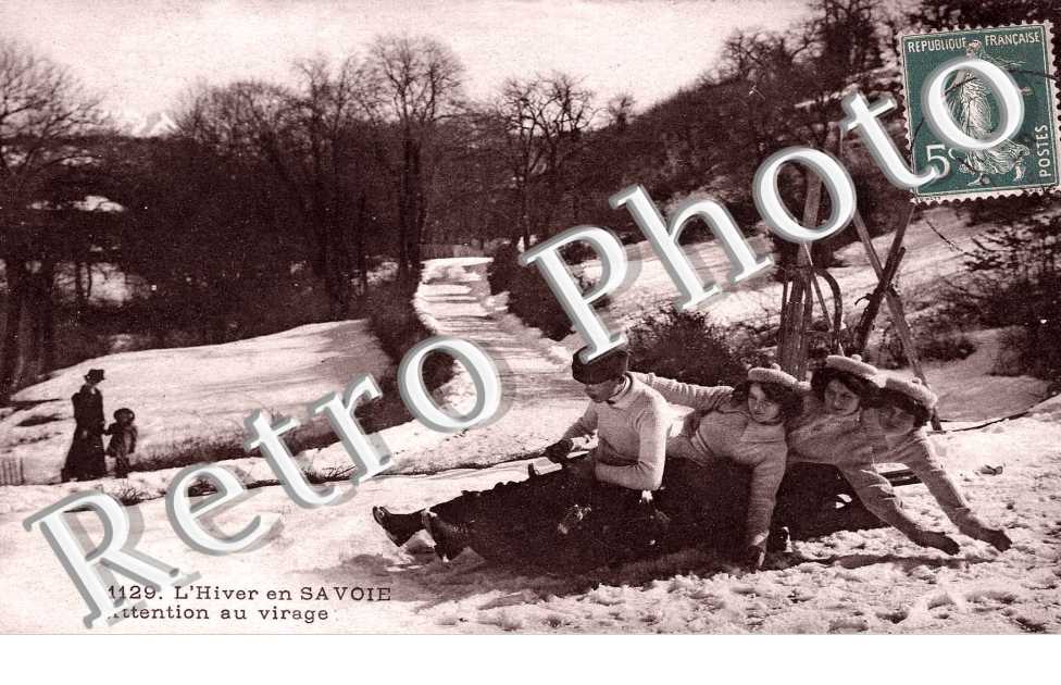 l'hiver en Savoie Attention au virage