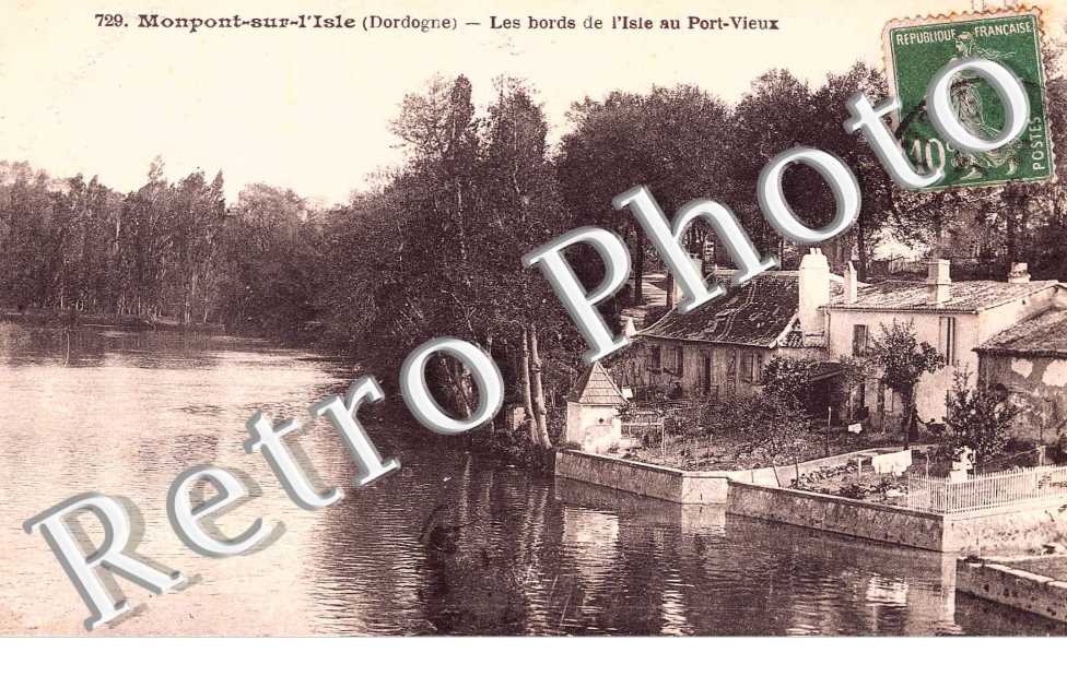 Bords de l'Isle au port vieux