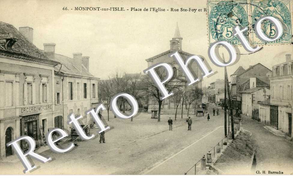 place de l'eglise rue Ste Foy et ?