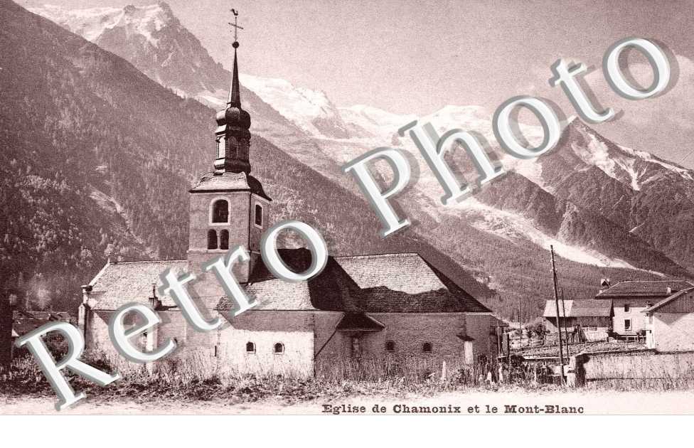  EGLISE et le Mont Blanc