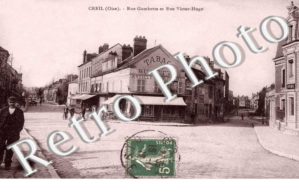 Rue Gambetta et rue Victor Hugo