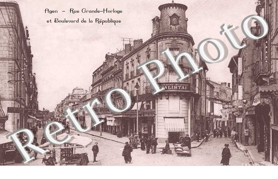 RUE GRANDE HORLOGE et boulevard de la Republique