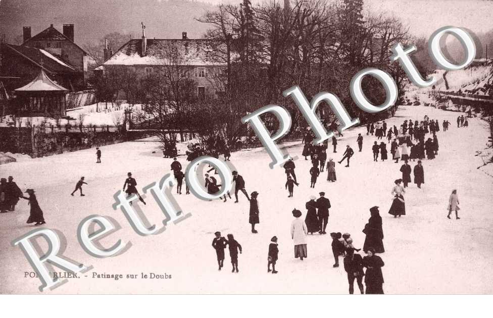 Patinage sur le Doubs