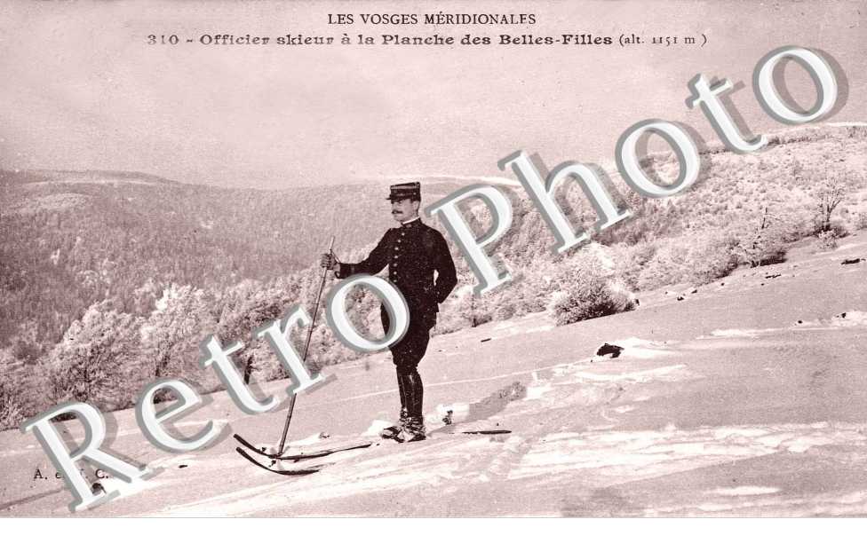 Officier skieur a la Planche des Belles-Filles