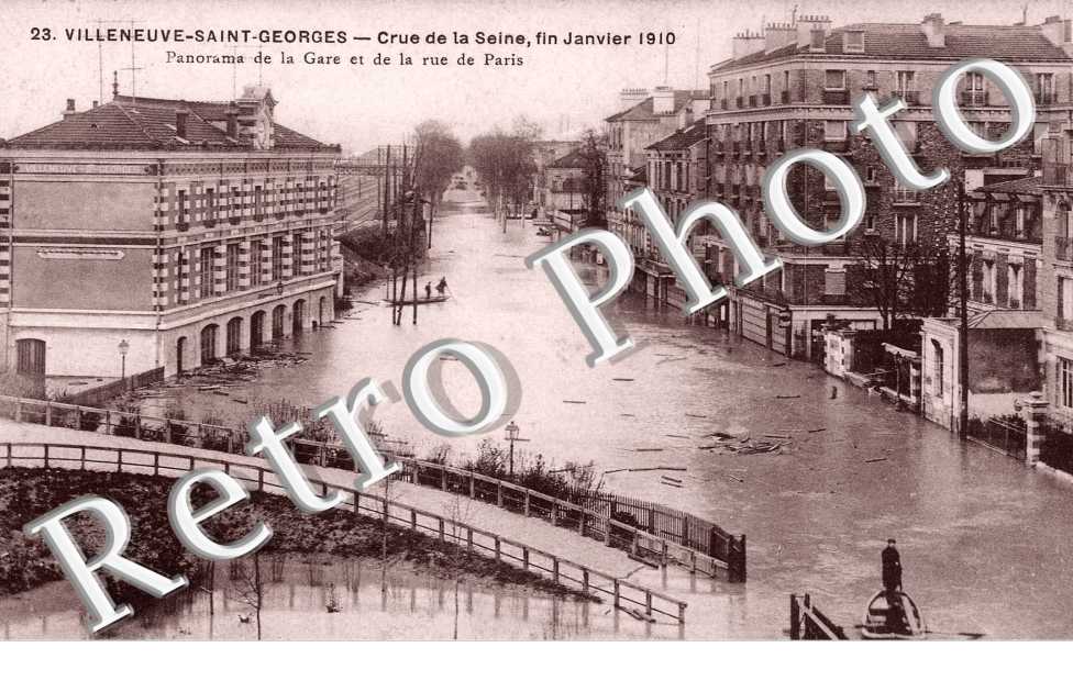 Panorama de la gare et de l'avenue de paris