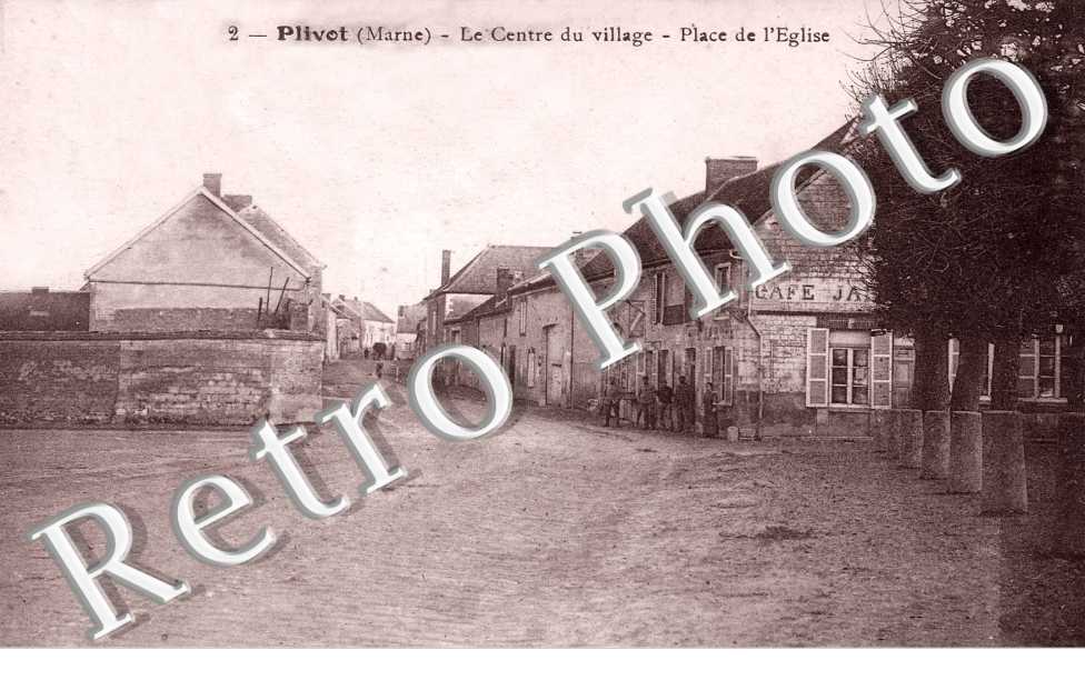 le centre du village, place de l'église