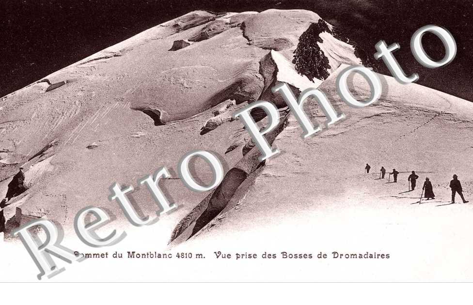 le sommet du Mont-Blanc