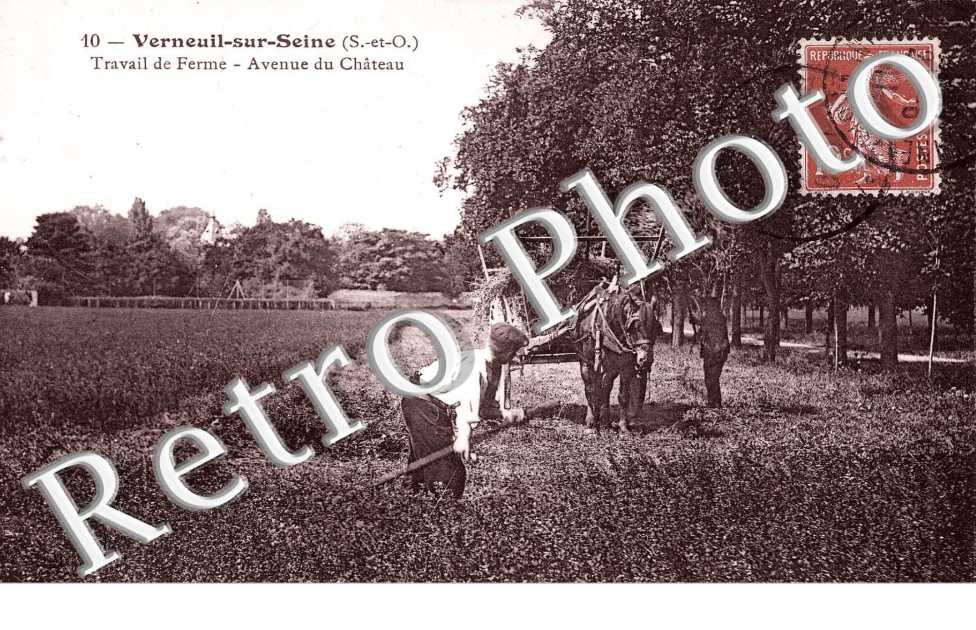 Travail de ferme - avenue du chateau