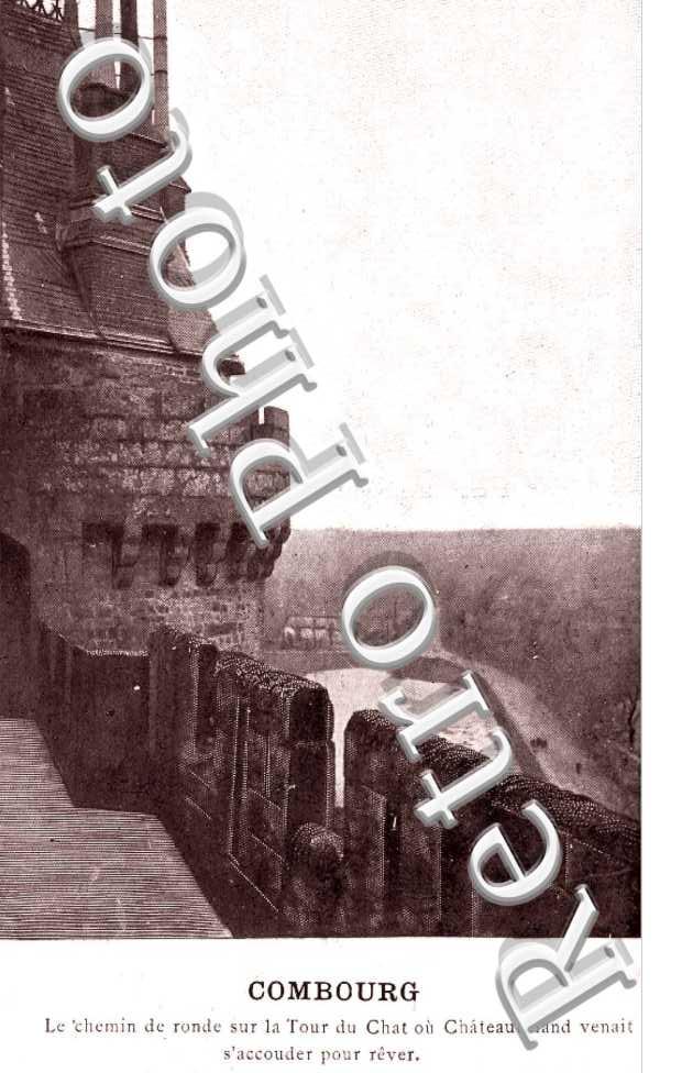 le chemin de ronde sur la tour du chat ou chateaubriant venait s'accouder pour rever