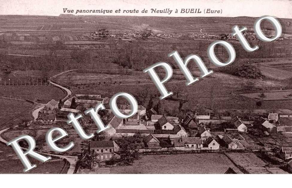 Vue panoramique   et route de Neuilly