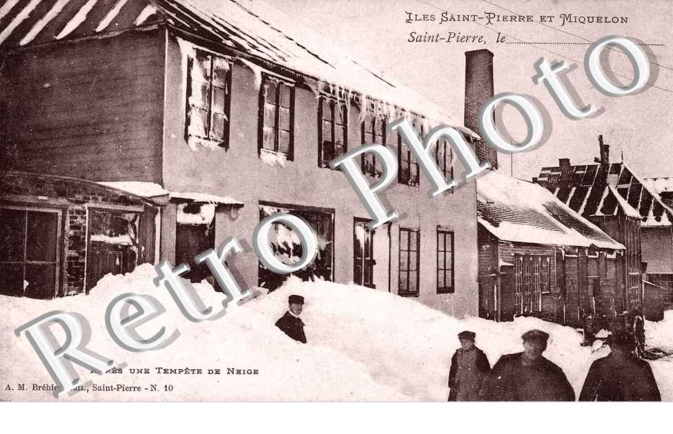 Saint Pierre apres une tempete de neige