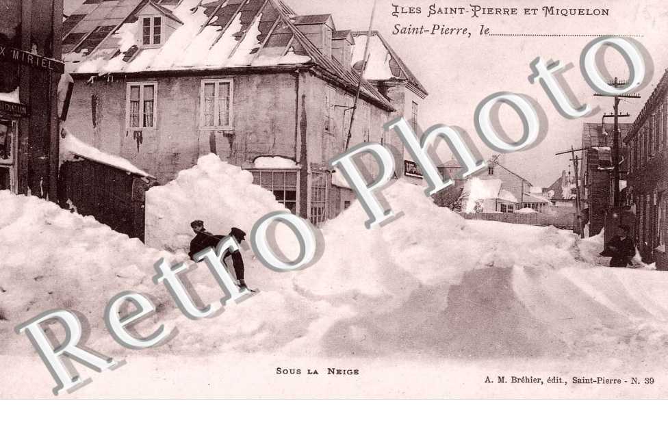 Saint Pierre sous la neige