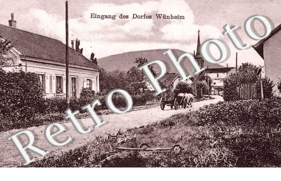 eingang des dorfes Wunheim