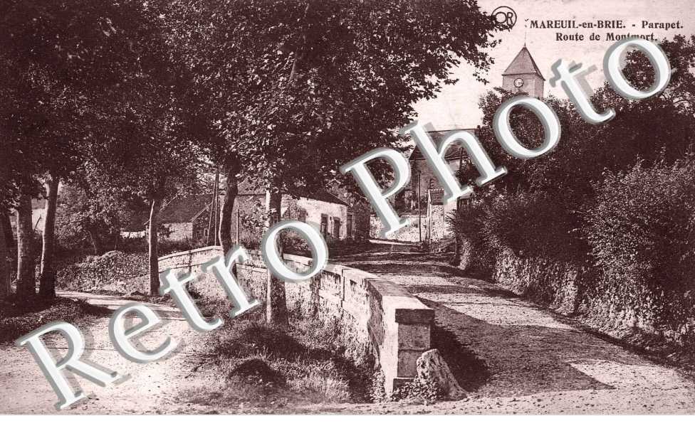 Parapet, Route de Montmort