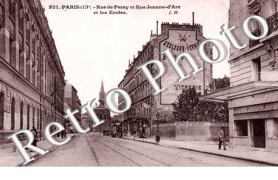 RUE DE PATAY et rue Jeanne d'Arc et les ecoles