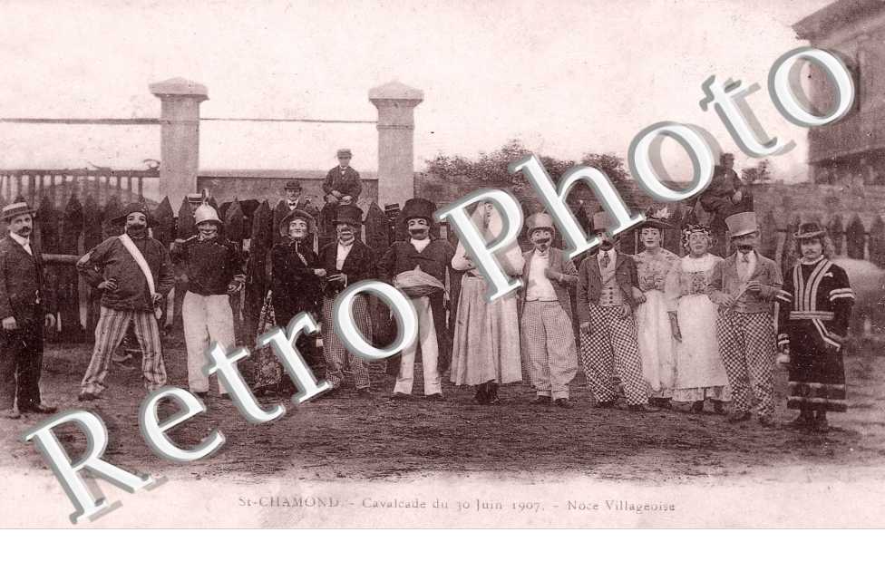 cavalcade du 30 juin 1907, noce villageoise