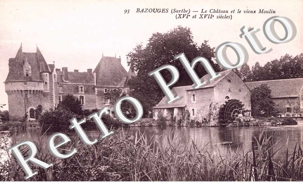 le chateau et le vieux moulin