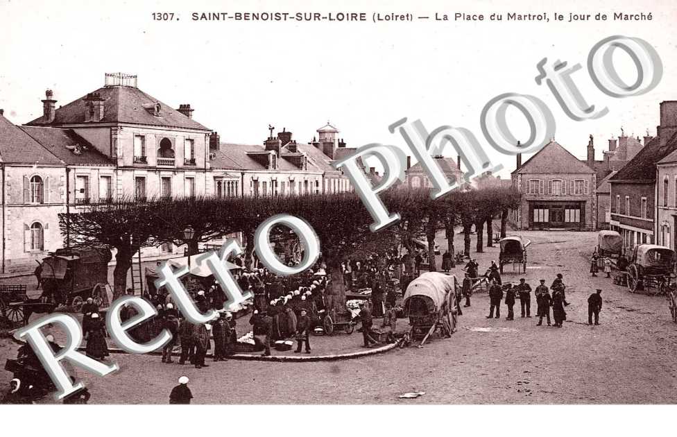 la place du martroi, le jour de marche