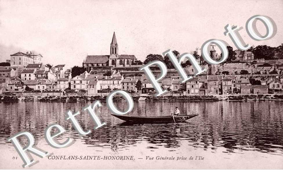 Vue generale prise de l'Ile