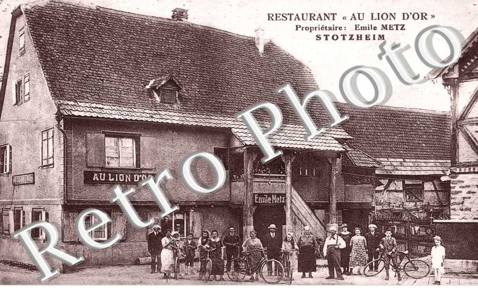 restaurant " Au Lion d'Or", proprietaire Emile Metz