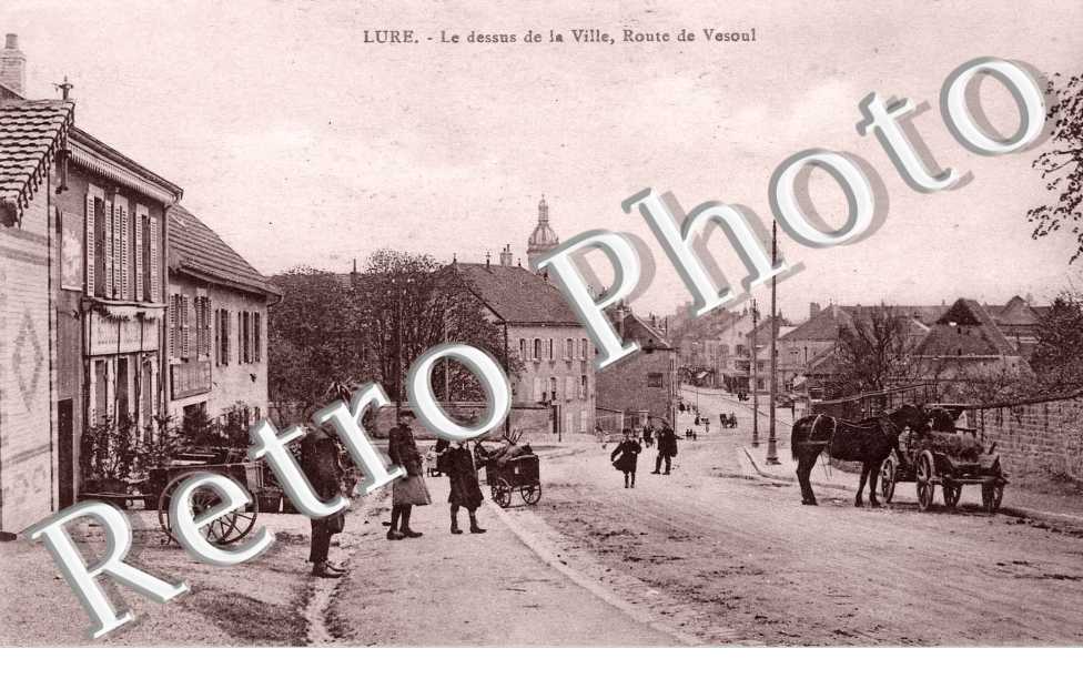 le dessus de la ville, route de Vesoul