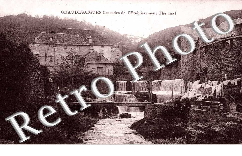 Cascades de l'etablissement thermal