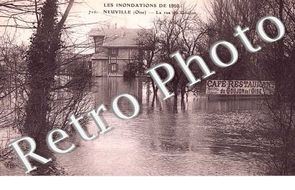 La rue du Goulon - Inondations de 1910