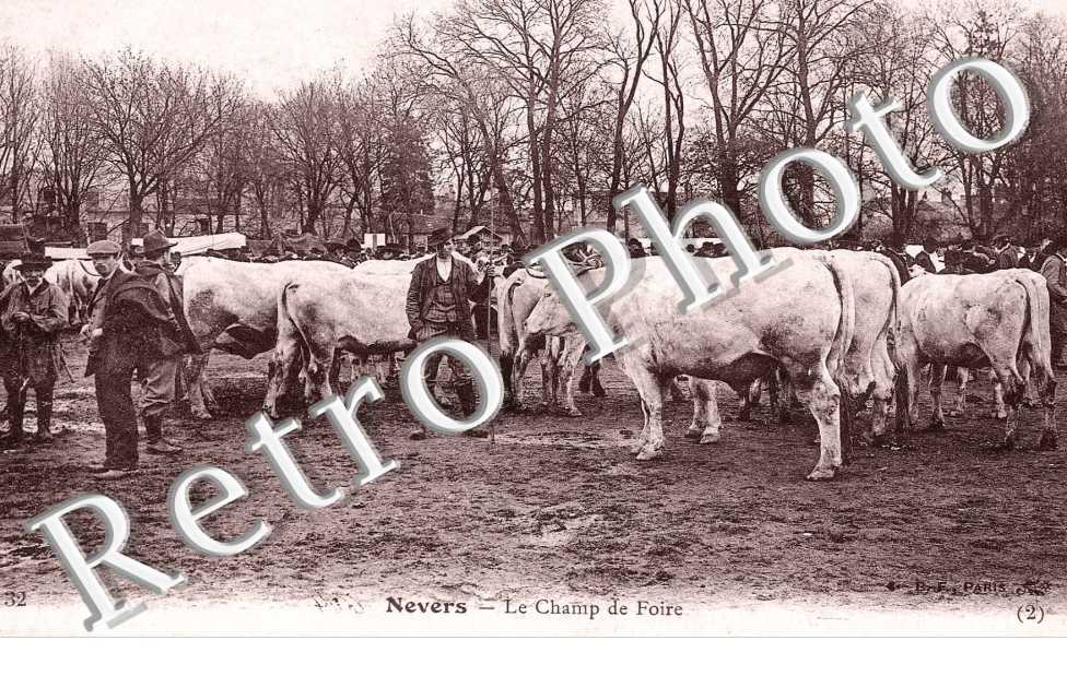 le champ de foire (belle carte animee)