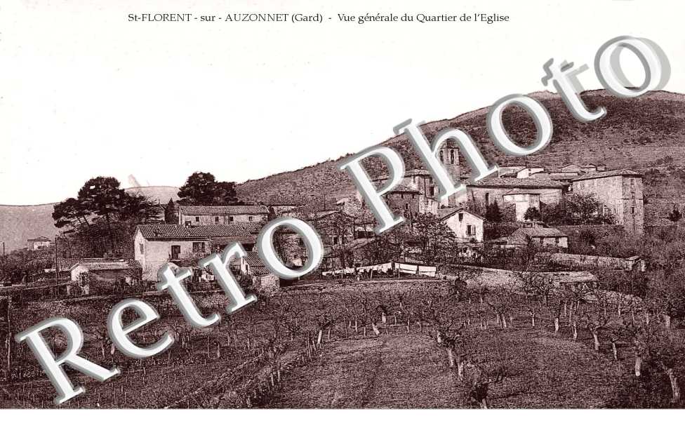 Vue generale du quartier de l'eglise
