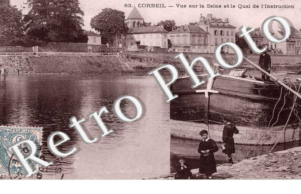 VUE SUR SEINE ET LE QUAI DE L'INSTRUCTION