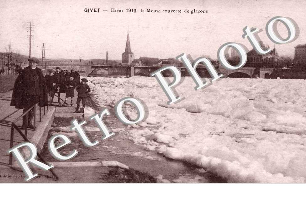 Innondation 27-28 fevrier 1910 Place de l'Esplanade