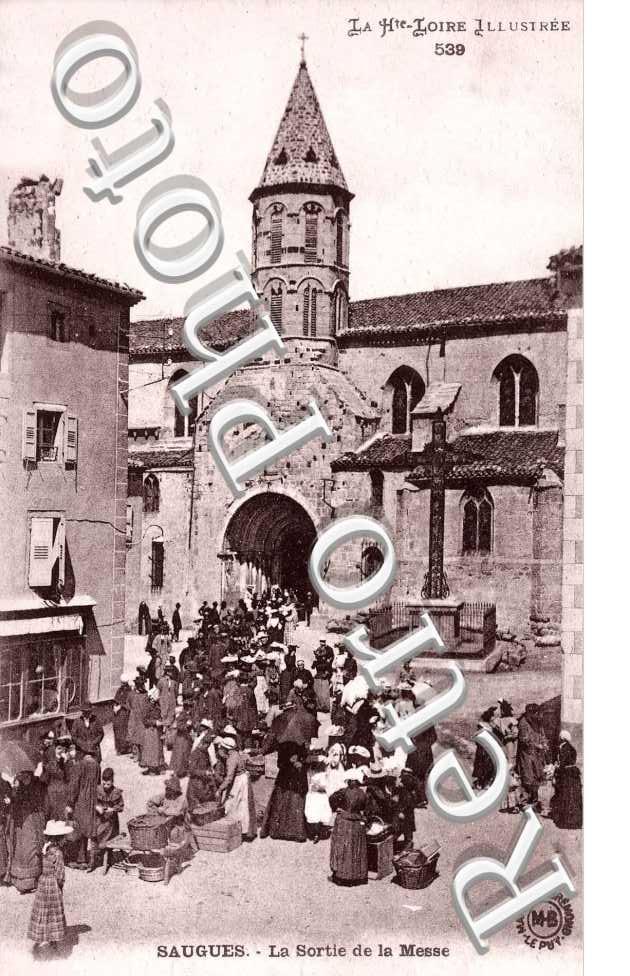 la sortie de la messe