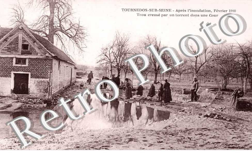 Apres l'inondation de fevrier 1910