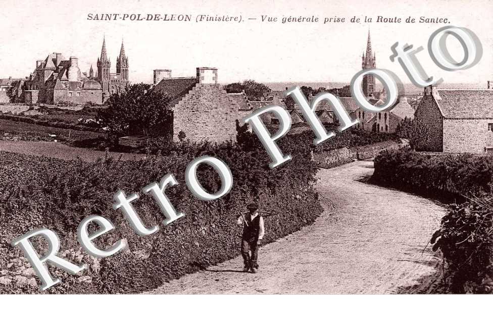 vue generale prise de la route de Santec