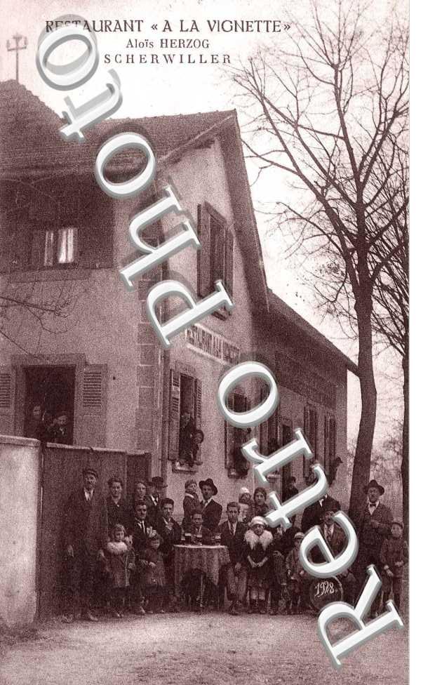 restaurant " A la Vignette ", Alois Herzog