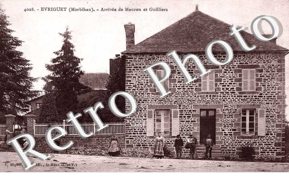 Arrivée de Mauron et Guilliers