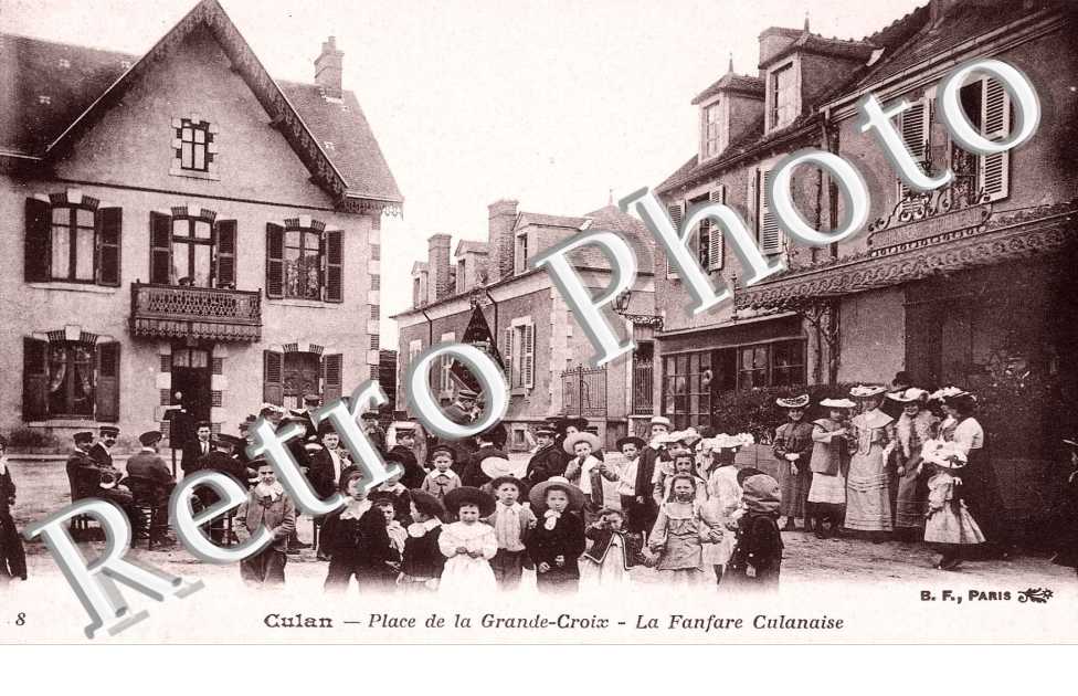 place de la Grande Croix, la fanfare culanaise