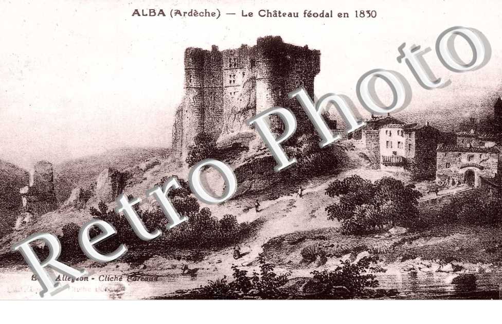 Le chateau feodal en 1830