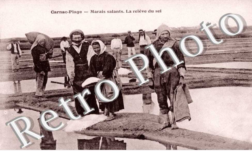 plage - marais salants - la releve du sel
