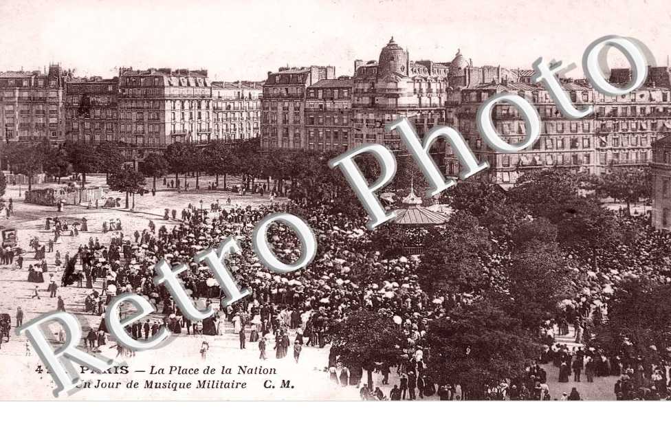 la place de la nation un jour de musique