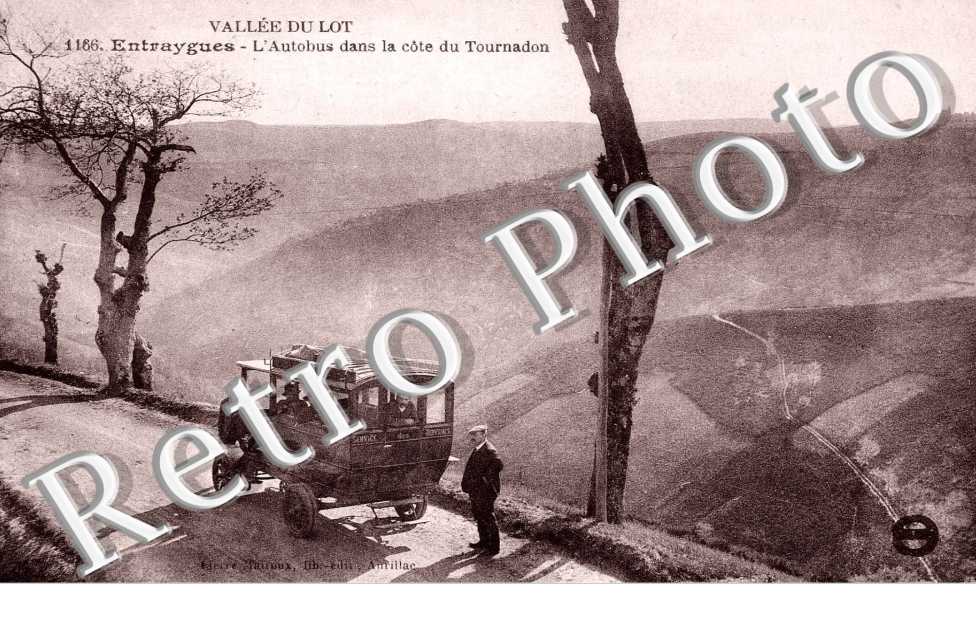 l'autobus dans la cote du Touyrnadon