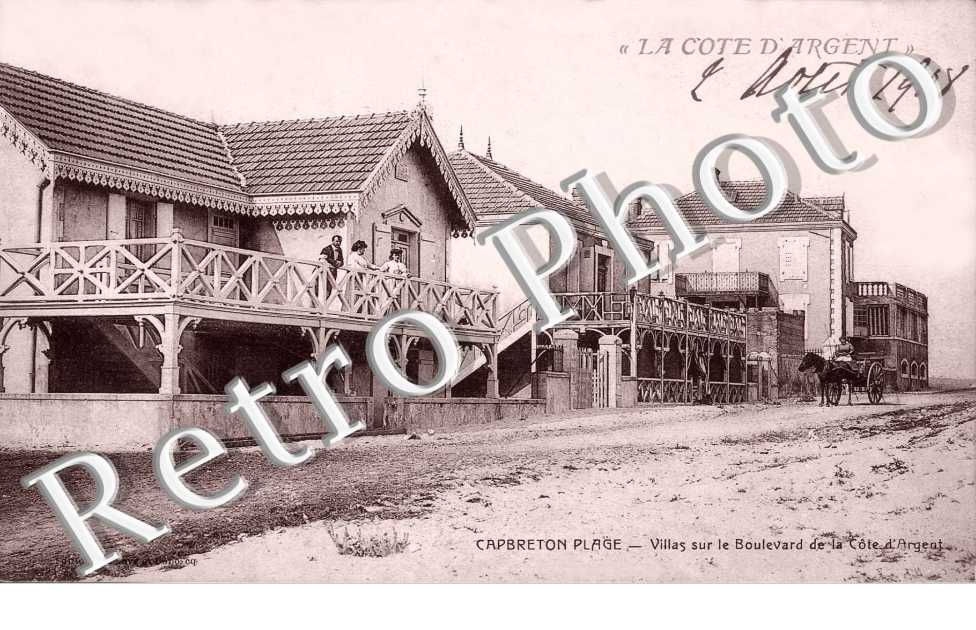 villas sur le boulevard de la cote d' Argent