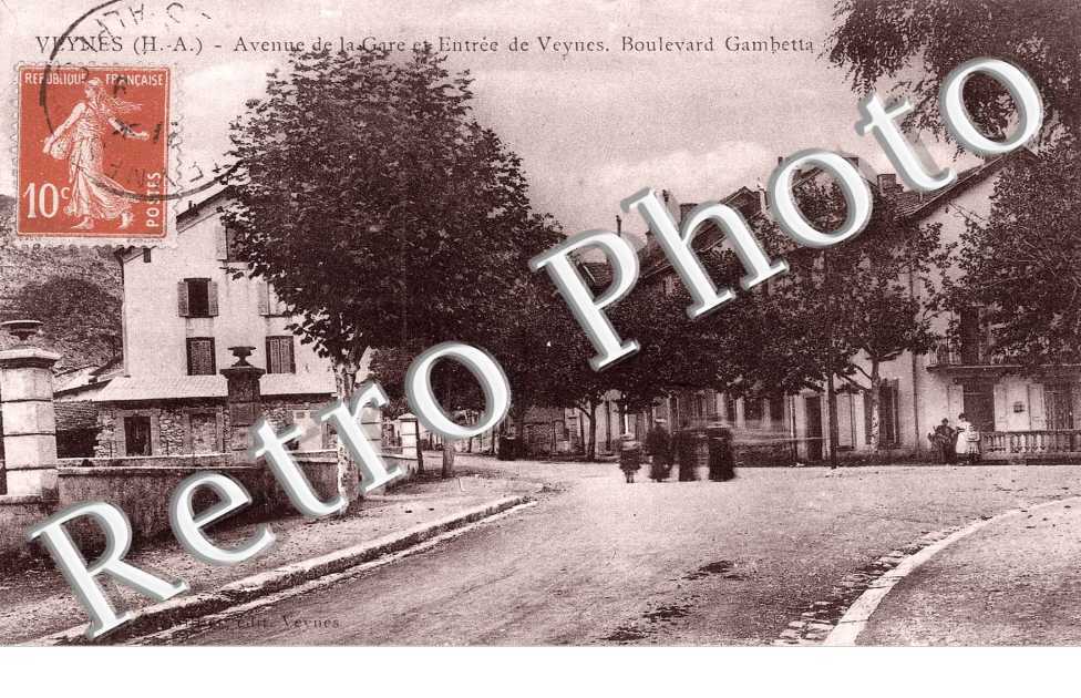Avenue de la gare et entree  - Boulevard Gambetta