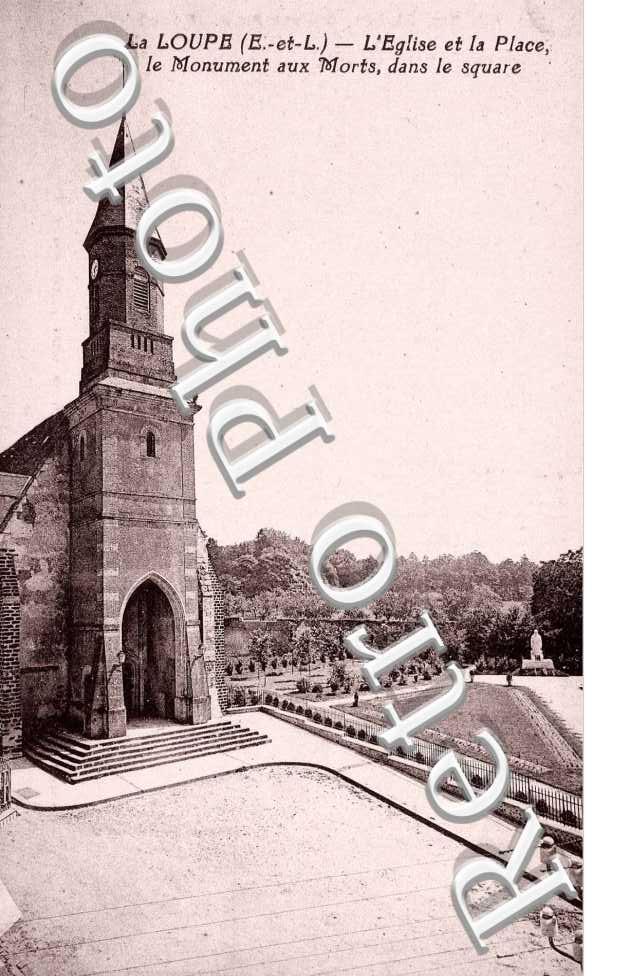 l'eglise et la place