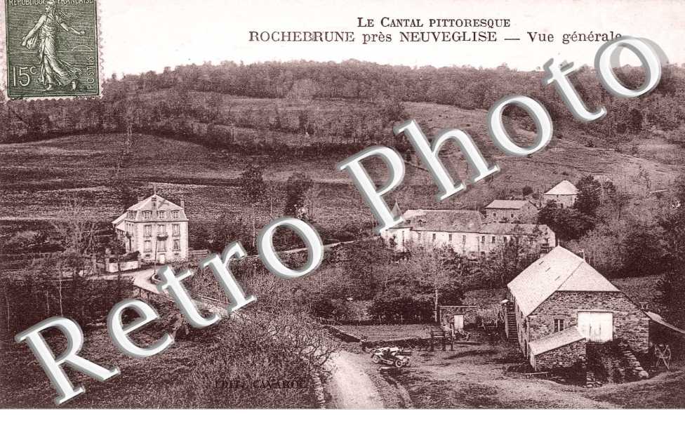Rochebrune pres Neuveglise  - vue generale