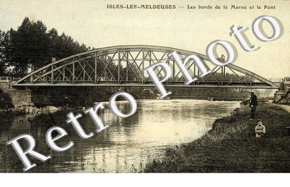 les bords de la Marne et le pont