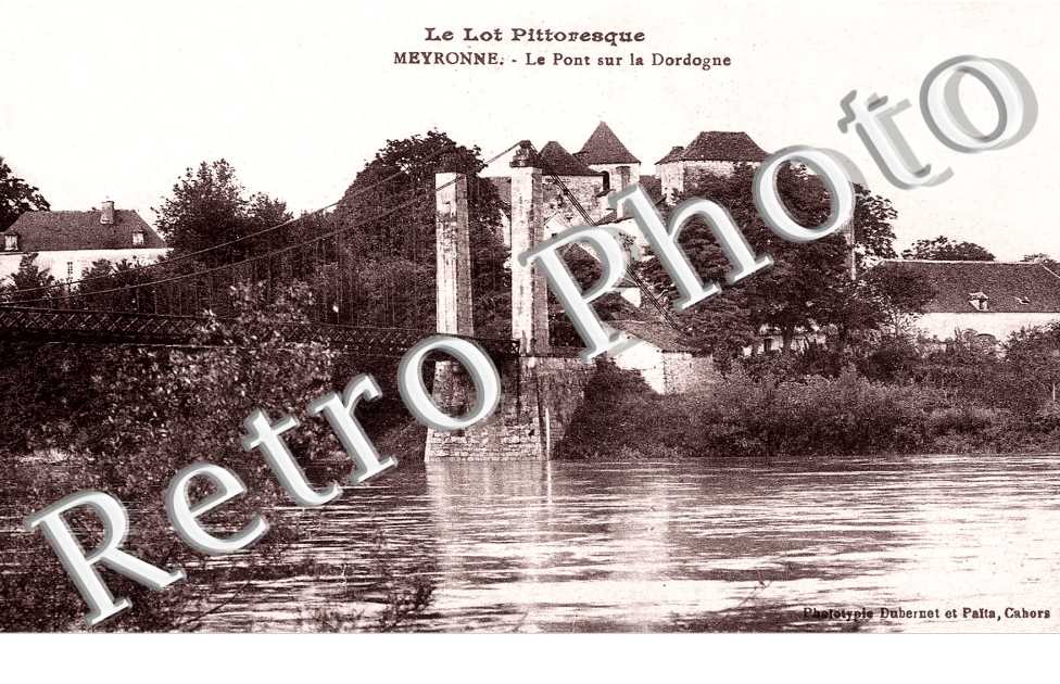 Le pont sur la Dordogne