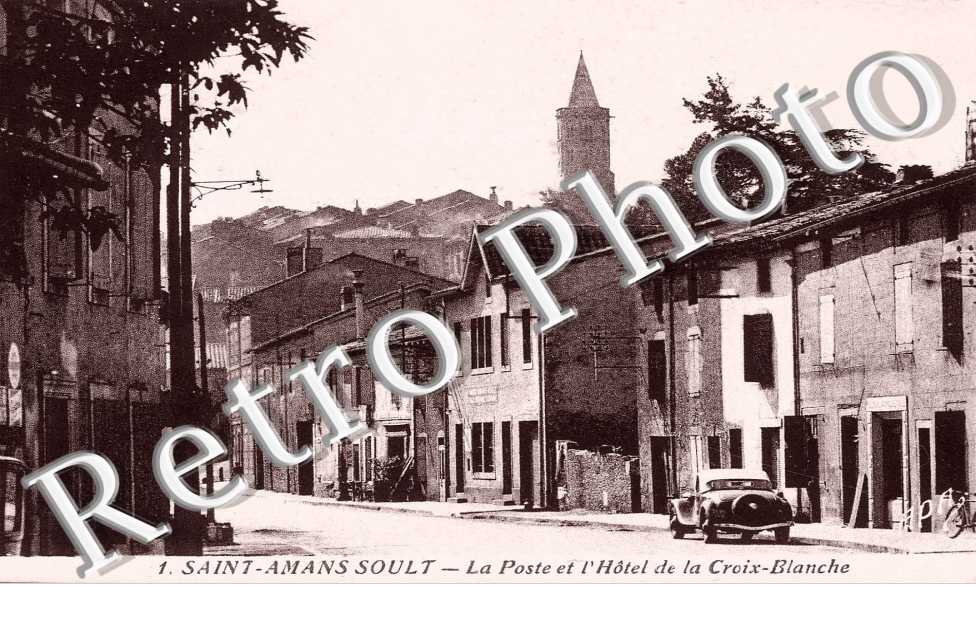 la poste et l'hotel de la Croix blanche