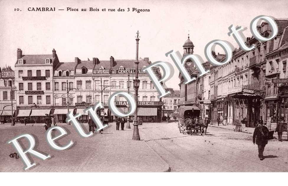 Place au Bois et rue des 3 Pigeons